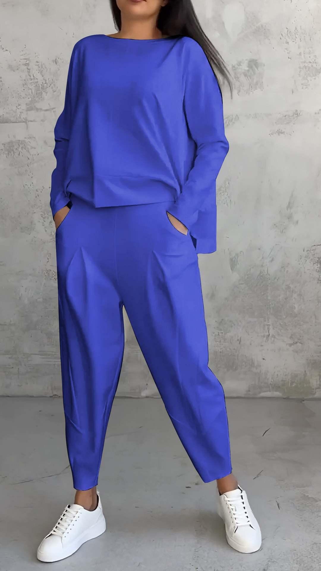 Women's Irregular Sweater Pants Suit - HEPSIBAH SHOP