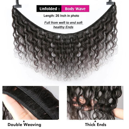 Body Wave Bundles Brazilian Human Hair Bundle Hair Weaves 10-30 inch - HEPSIBAH SHOP