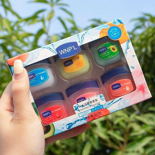 6/1 Pcs Lip Balms Moisturizing Non-sticky Fruit Series - HEPSIBAH SHOP