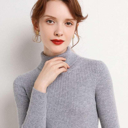 ABRINI Women Turtleneck Sweaters - HEPSIBAH SHOP