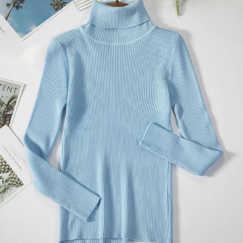 ABRINI Women Turtleneck Sweaters - HEPSIBAH SHOP