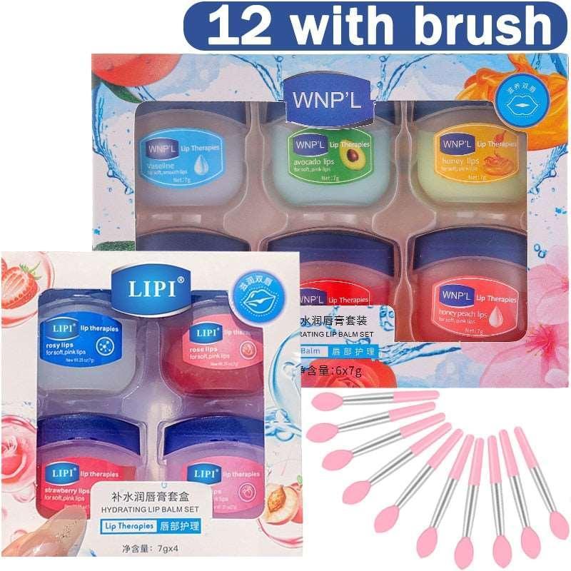 6/1 Pcs Lip Balms Moisturizing Non-sticky Fruit Series - HEPSIBAH SHOP