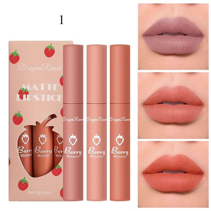 3 Pcs Sweet Liquid Lipstick Set - HEPSIBAH SHOP