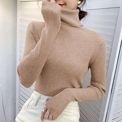 ABRINI Women Turtleneck Sweaters - HEPSIBAH SHOP