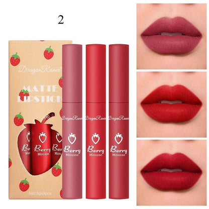 3 Pcs Sweet Liquid Lipstick Set - HEPSIBAH SHOP