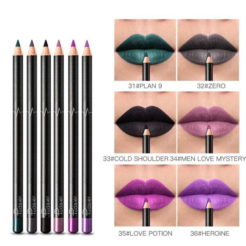 6-12Pcs/Set Waterproof Pencil Lipstick Set - HEPSIBAH SHOP