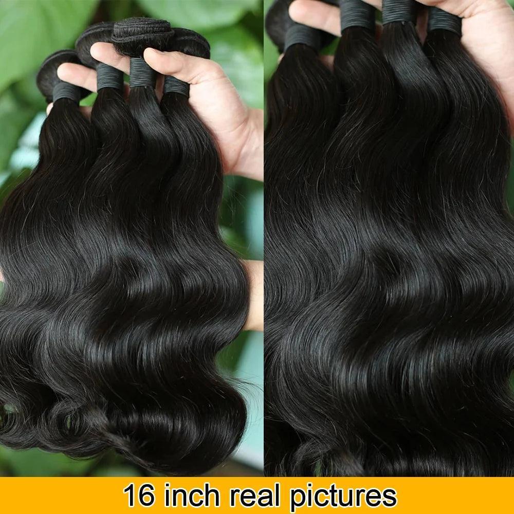 Body Wave Bundles Brazilian Human Hair Bundle Hair Weaves 10-30 inch - HEPSIBAH SHOP