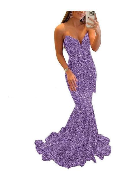 Sequin Evening Dresses For Women Formal Long Prom Party Gowns - HEPSIBAH SHOP