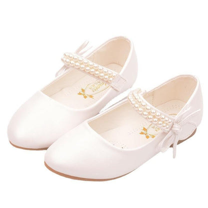 Girls' Photography Flat Leather Shoes - HEPSIBAH SHOP