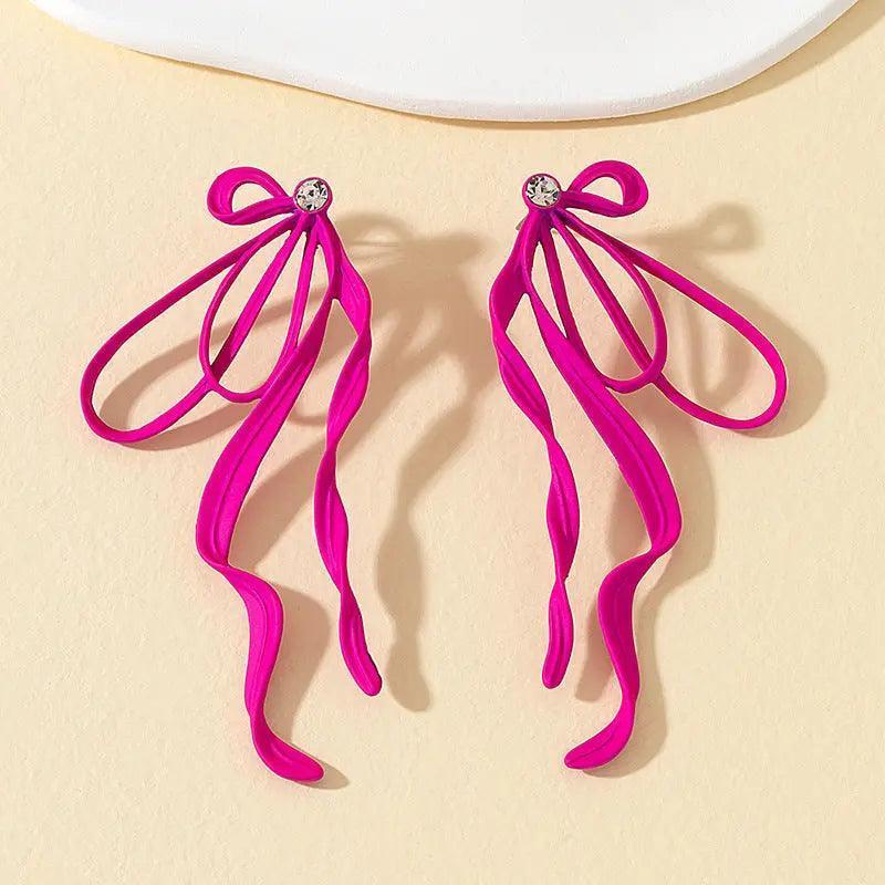 Irregular Large Bow Earrings For Women - HEPSIBAH SHOP