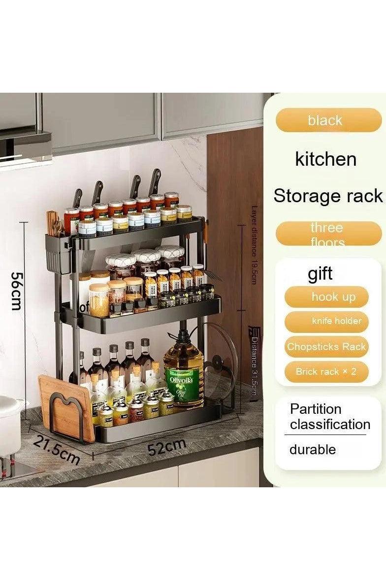 Kitchen Rack For Seasoning Multi-layer Storage Kitchen Supplies - Image #5