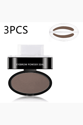 Eyebrow Powder Stamp Tint Stencil Kit Cosmetics - HEPSIBAH SHOP