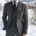 Men's Wool Tweed Blazer Pant Set - HEPSIBAH SHOP