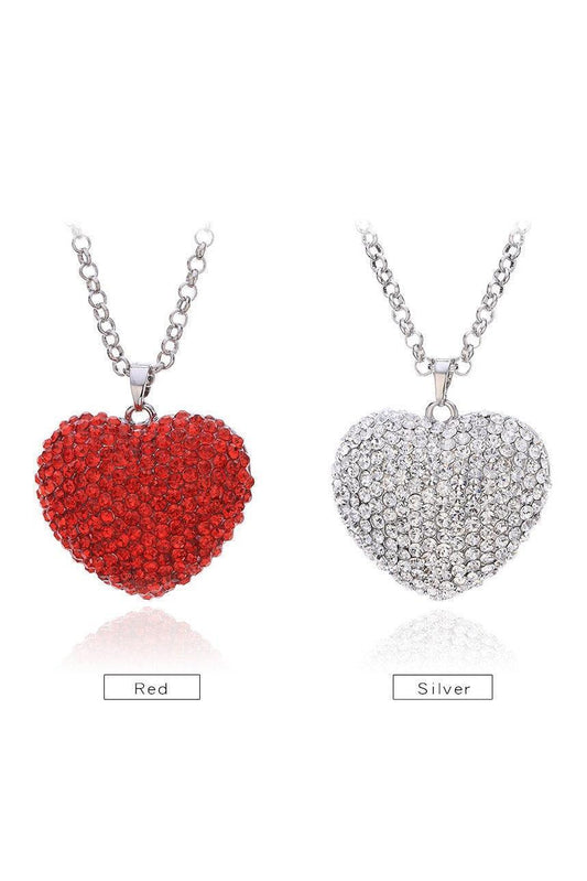 New Necklace Korean Love Heart-shaped Sweater Chain - HEPSIBAH SHOP