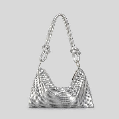 Aluminum Sheet Underarm Women's Bag Fashion High Sense Metal Sequins - HEPSIBAH SHOP