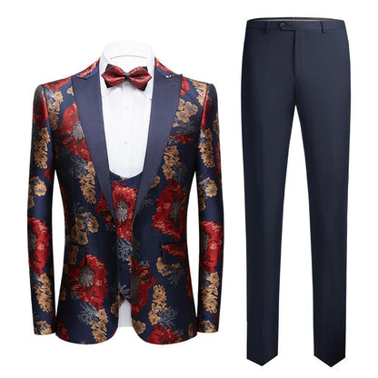 Men's Business Casual Business Host Wedding Suits - HEPSIBAH SHOP