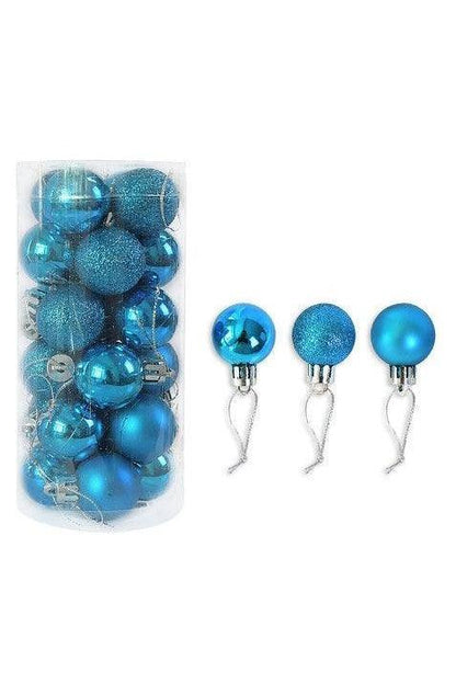 Christmas Decoration Shiny Matte Christmas Ball - HEPSIBAH SHOP