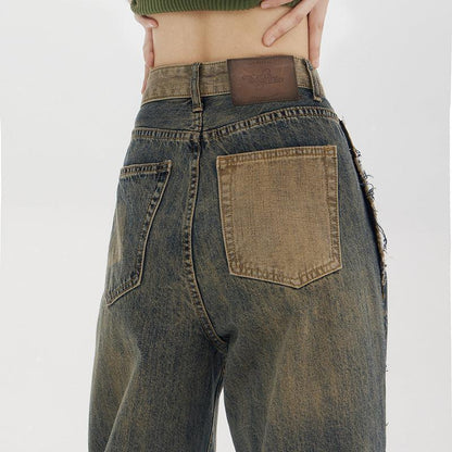 Women's High-waisted Baggy Jeans - HEPSIBAH SHOP