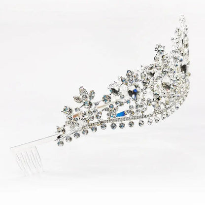 Rhinestone Crown Bridal Wedding Tiara - HEPSIBAH SHOP