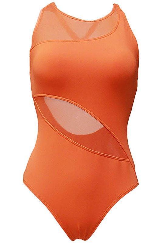 Triangular One-piece Swimsuit Women's Back Swimwear - HEPSIBAH SHOP