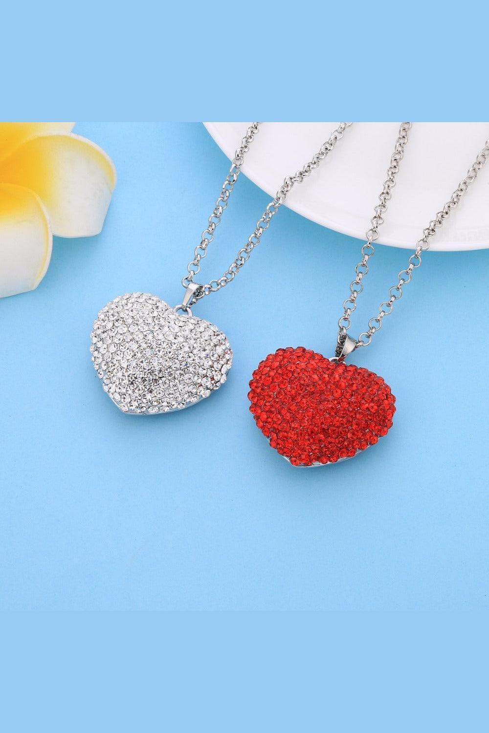 New Necklace Korean Love Heart-shaped Sweater Chain - HEPSIBAH SHOP