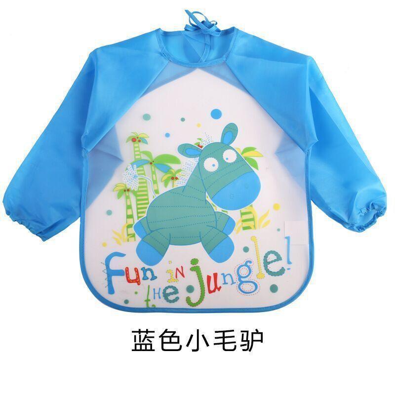 Children's Gown Long Sleeve Kids Waterproof Meal Baby Apron Painting Clothes Bib Protective Clothing - HEPSIBAH SHOP