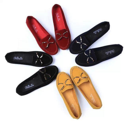 Fashion Bowknot Flat Loafers Cozy Shoes - HEPSIBAH SHOP