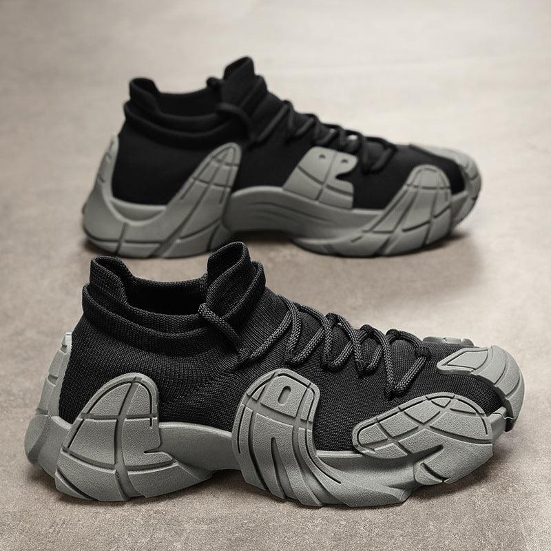 Fashion Lace Up Sock Shoes Men - HEPSIBAH SHOP