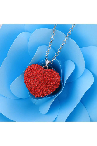 New Necklace Korean Love Heart-shaped Sweater Chain - HEPSIBAH SHOP