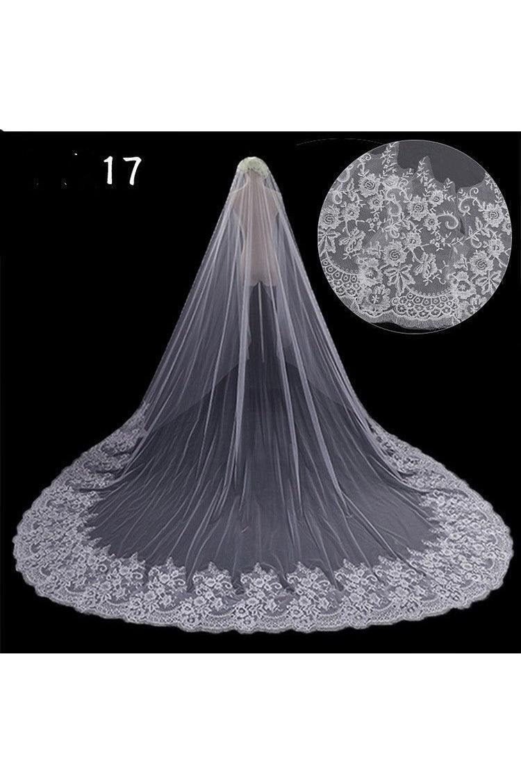 Wedding Dress Long Tail Luxury Super Fairy Wedding Veil - HEPSIBAH SHOP