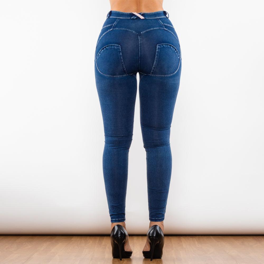 Shascullfites Melody Blue Washed Ripped Jegging - HEPSIBAH SHOP