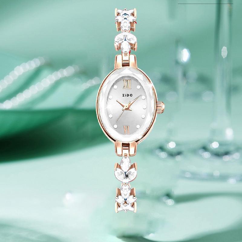 Waterproof Oval Women's Wrist Watch - HEPSIBAH SHOP