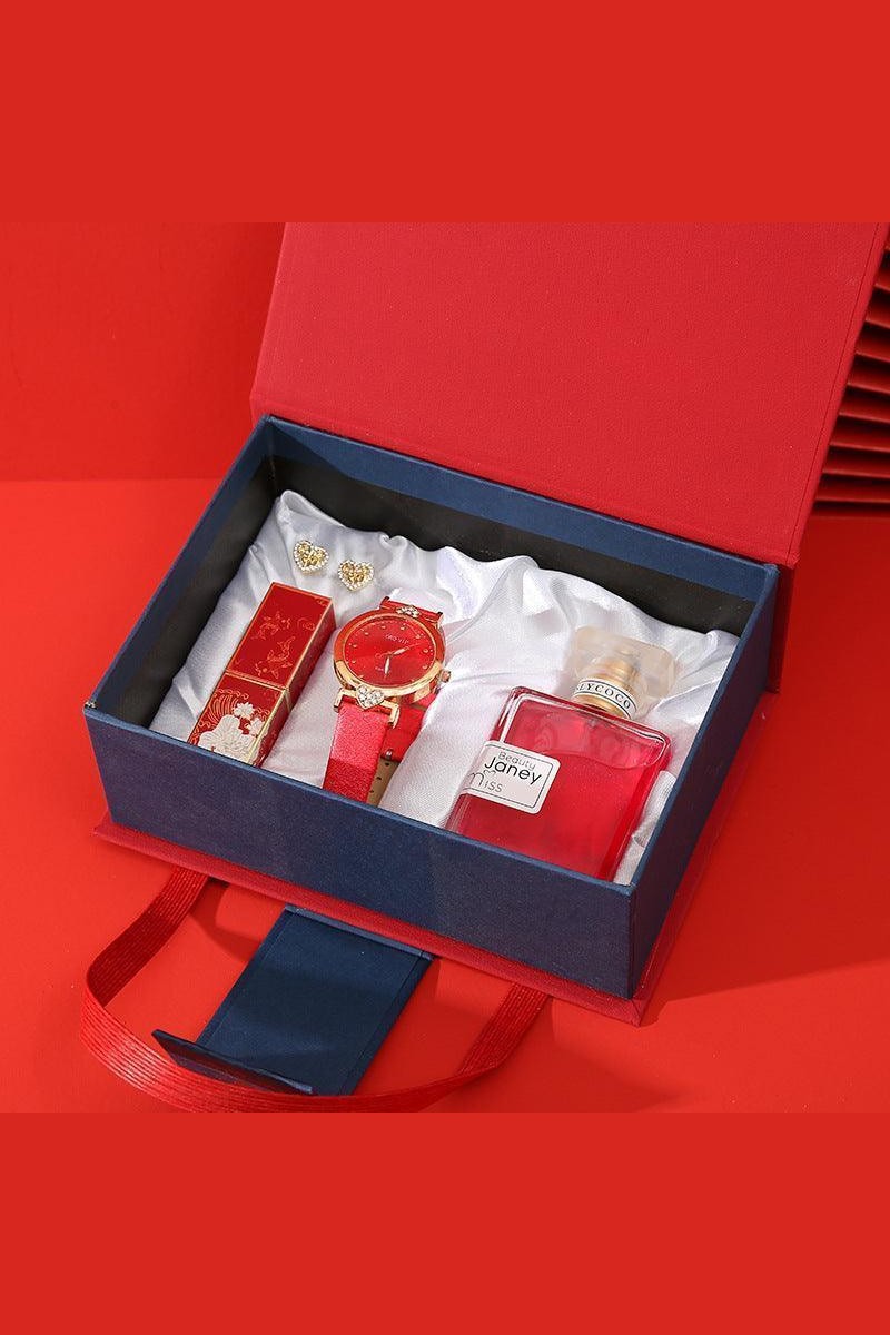 Watch Lipstick Perfume Gift Box - HEPSIBAH SHOP