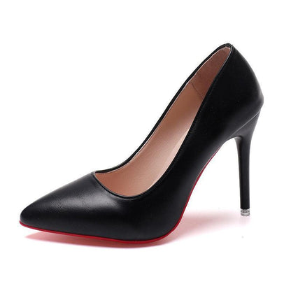 New Women's Spring European And American Pointed Toe Shallow Mouth Stiletto Heel Fashion Shoes - HEPSIBAH SHOP