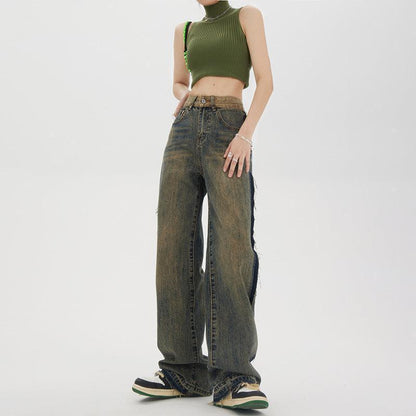 Women's High-waisted Baggy Jeans - HEPSIBAH SHOP