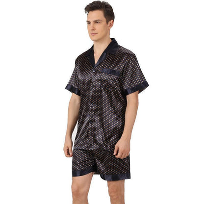 Men's Summer Printed Short-sleeved Shorts Pajamas - HEPSIBAH SHOP