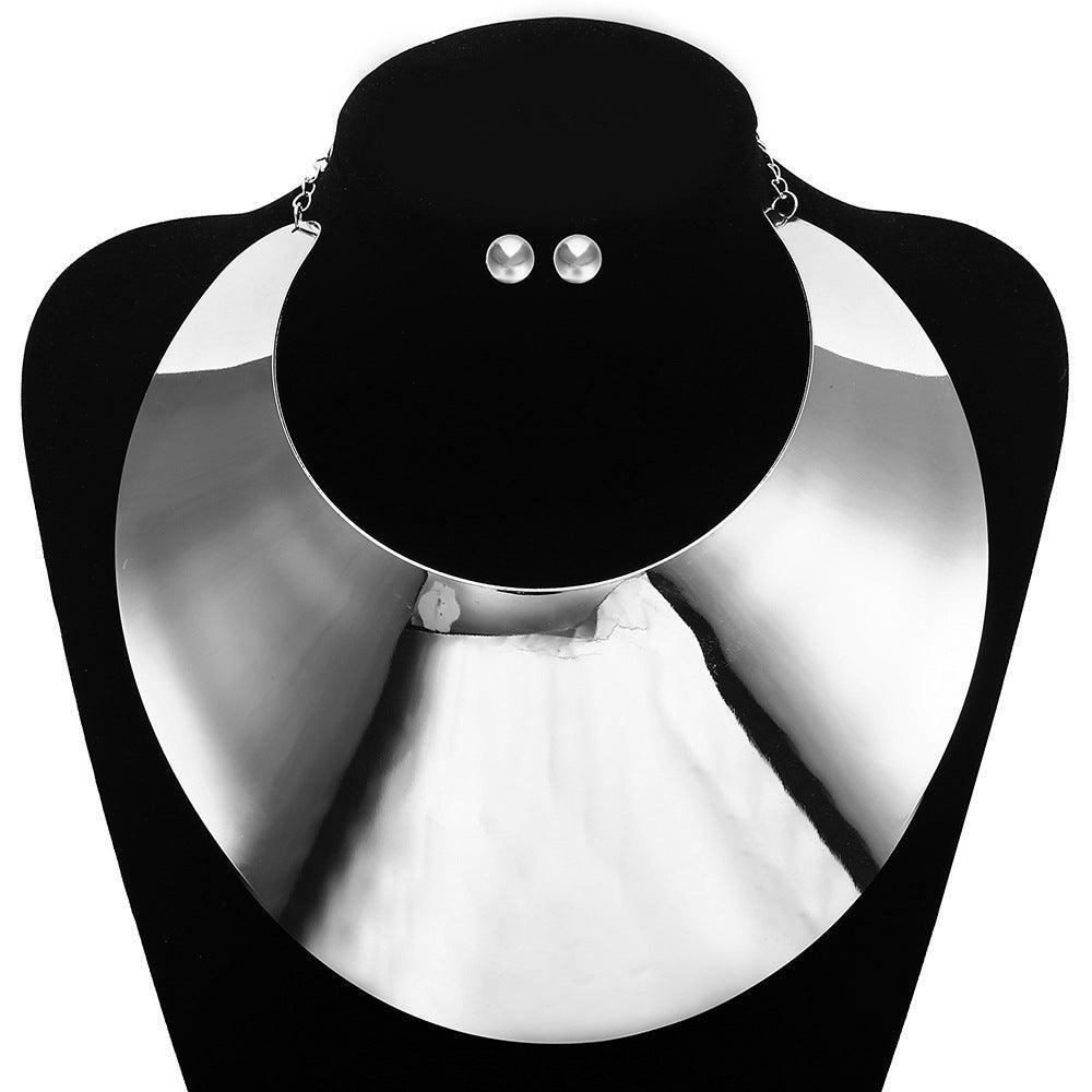 Exaggerated Choker African Metal Necklace - HEPSIBAH SHOP