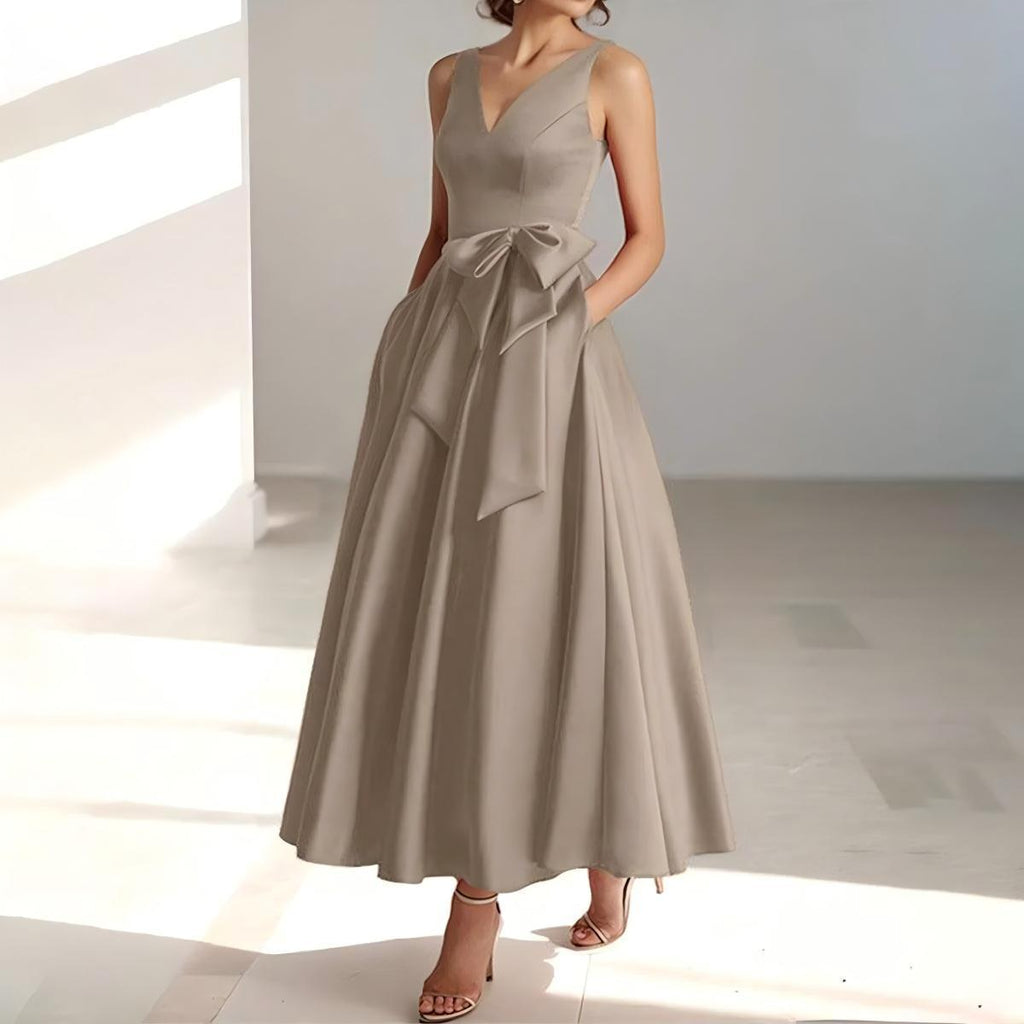 V-neck Socialite Daily Wearable Slimming Dress - HEPSIBAH SHOP