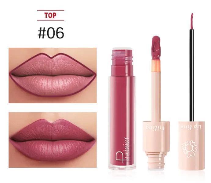 Pudaier Dual Lipstick Lip Gloss - HEPSIBAH SHOP