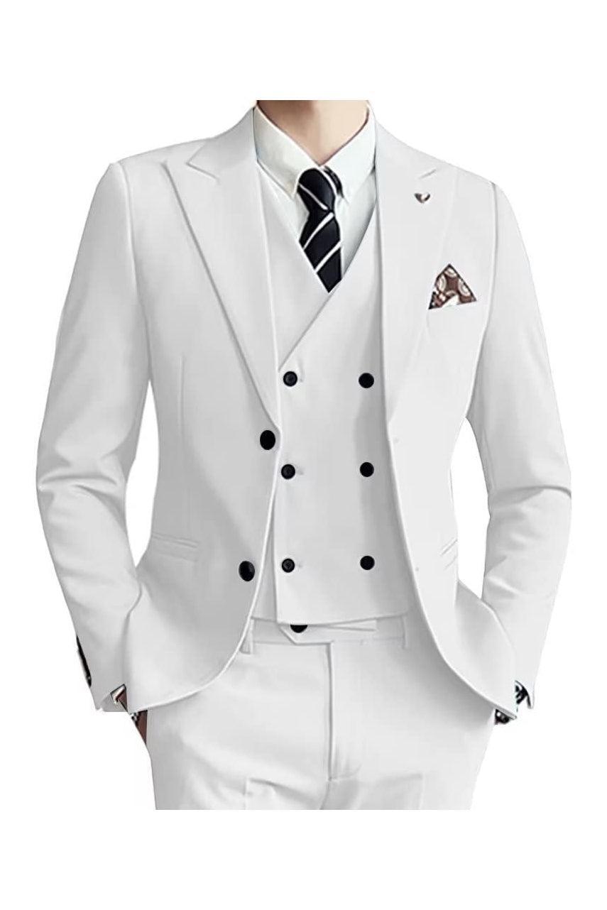 Three-piece Men's Suit Slim Fit - HEPSIBAH SHOP