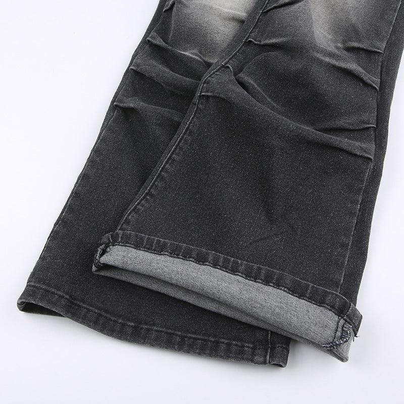 Statement Wash Gradient Smoke Street Jeans - HEPSIBAH SHOP