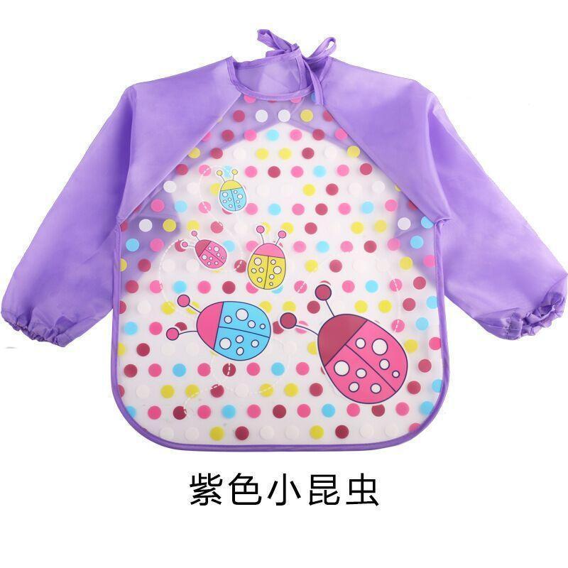 Children's Gown Long Sleeve Kids Waterproof Meal Baby Apron Painting Clothes Bib Protective Clothing - HEPSIBAH SHOP