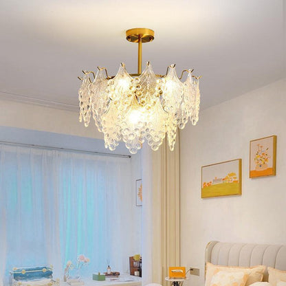 Simple Living Room Glass Chandelier