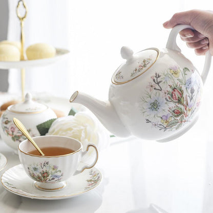 High-end British fine bone China tea set - HEPSIBAH SHOP