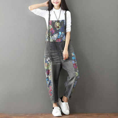 Women's Fashion Vintage Patchwork Jeans - HEPSIBAH SHOP