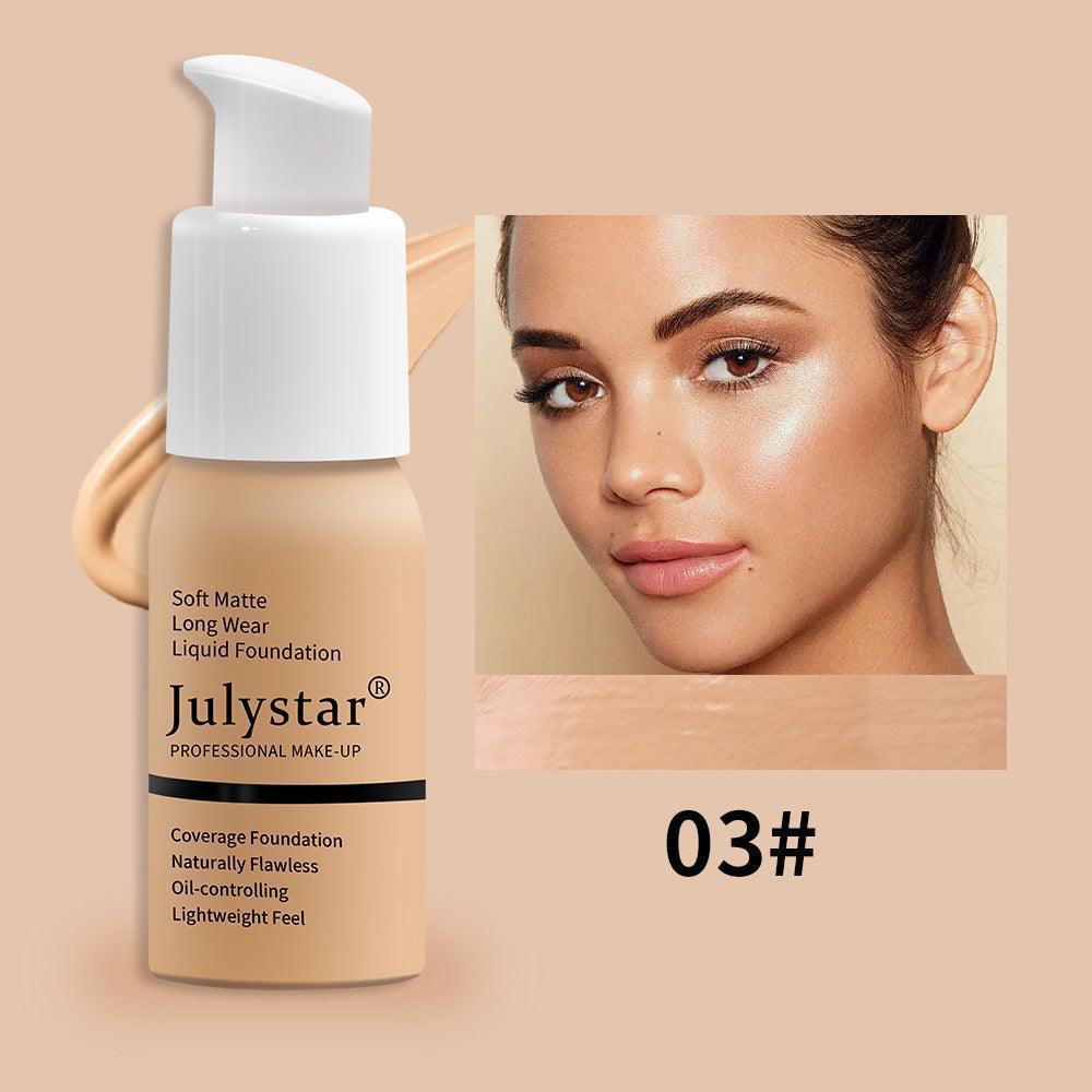 Waterproof Lasting Non Take Off Makeup Concealer Liquid Foundation Beauty Makeup - HEPSIBAH SHOP