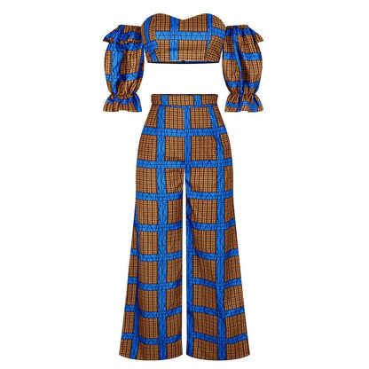 New Digital Print Women's African Fashion Set - HEPSIBAH SHOP