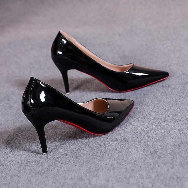 New Women's Spring European And American Pointed Toe Shallow Mouth Stiletto Heel Fashion Shoes - HEPSIBAH SHOP