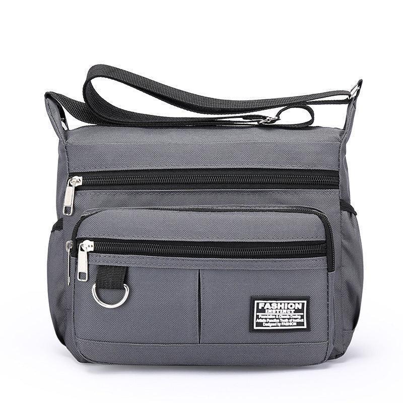 Men's Outdoor Leisure Multi-layer Zipper Messenger Bag - HEPSIBAH SHOP