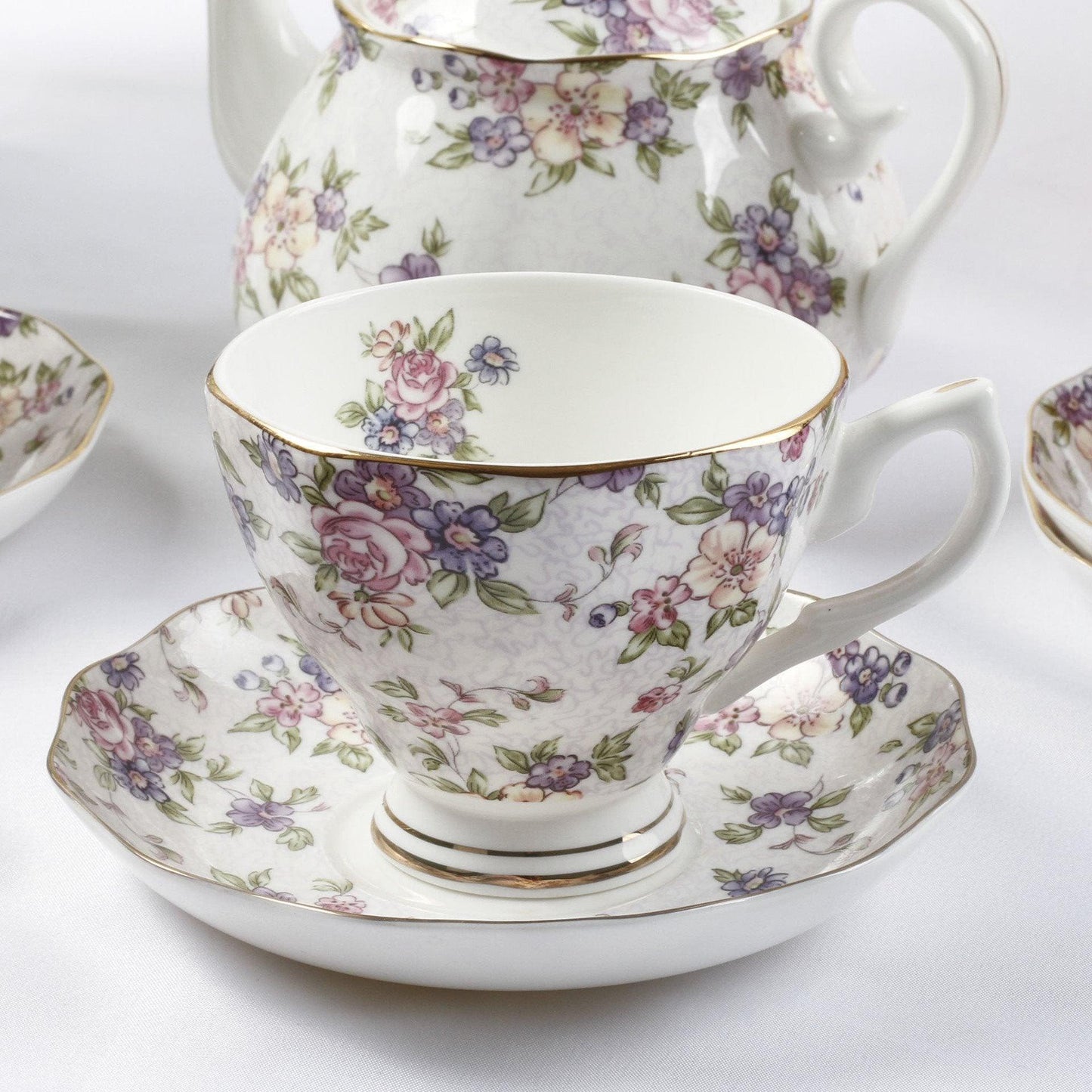 Bone China British Afternoon Tea Set - HEPSIBAH SHOP